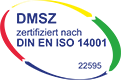 DMSZ zertifiziert nach DIN EN ISO 14001